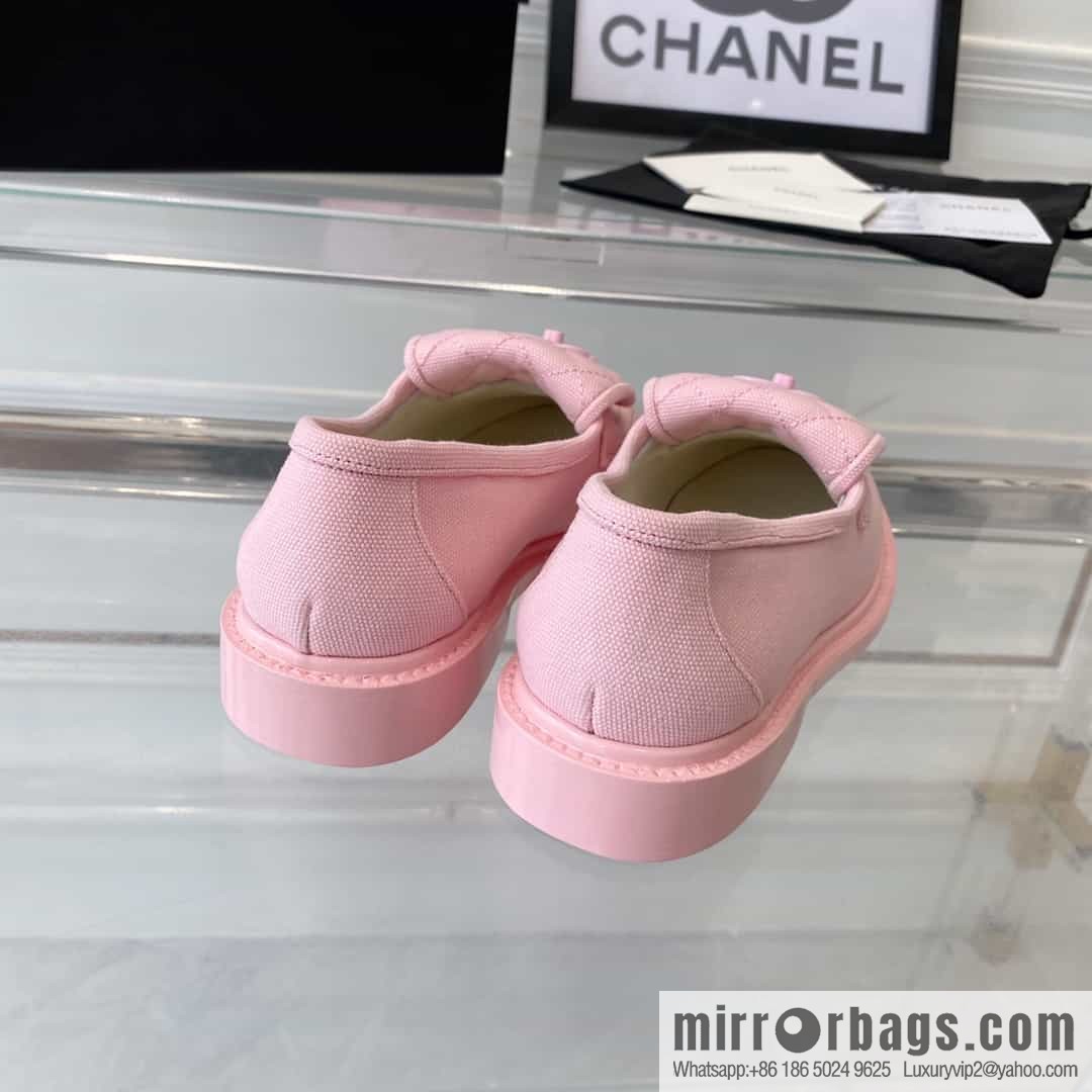 Chanel Chanel imported denim upper sheepskin foot sneakers