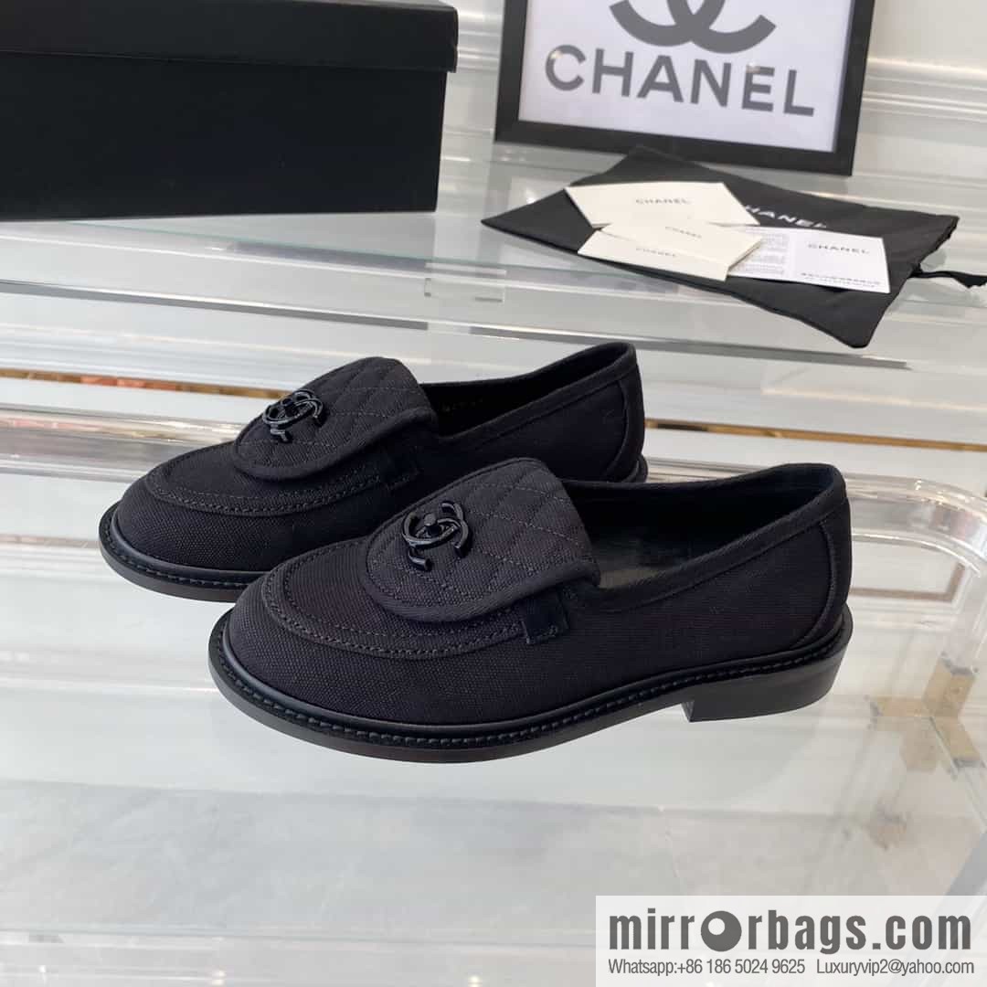 Chanel Chanel imported denim upper sheepskin foot sneakers