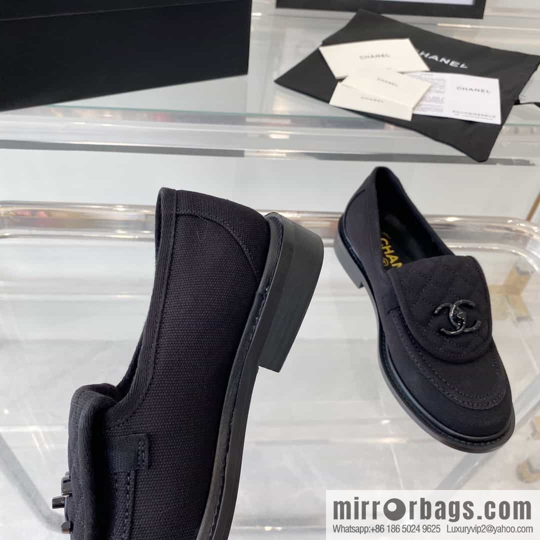Chanel Chanel imported denim upper sheepskin foot sneakers