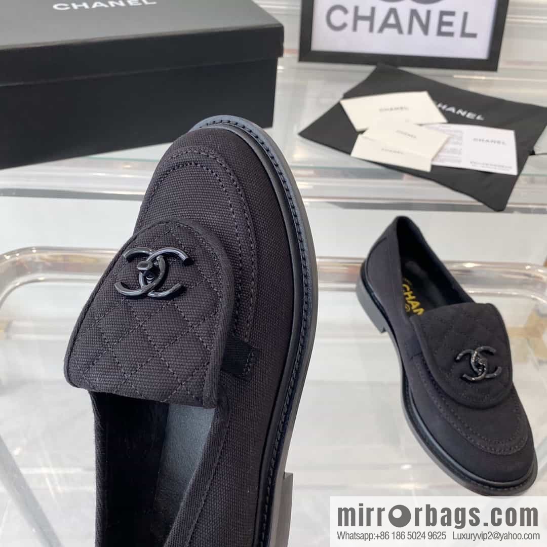Chanel Chanel imported denim upper sheepskin foot sneakers