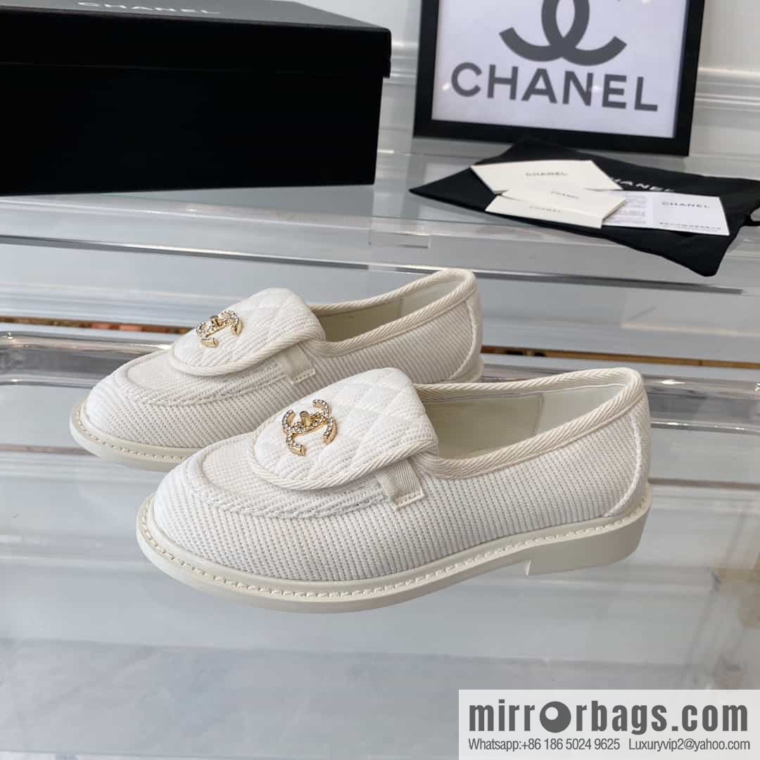 Chanel Chanel imported denim upper sheepskin foot sneakers
