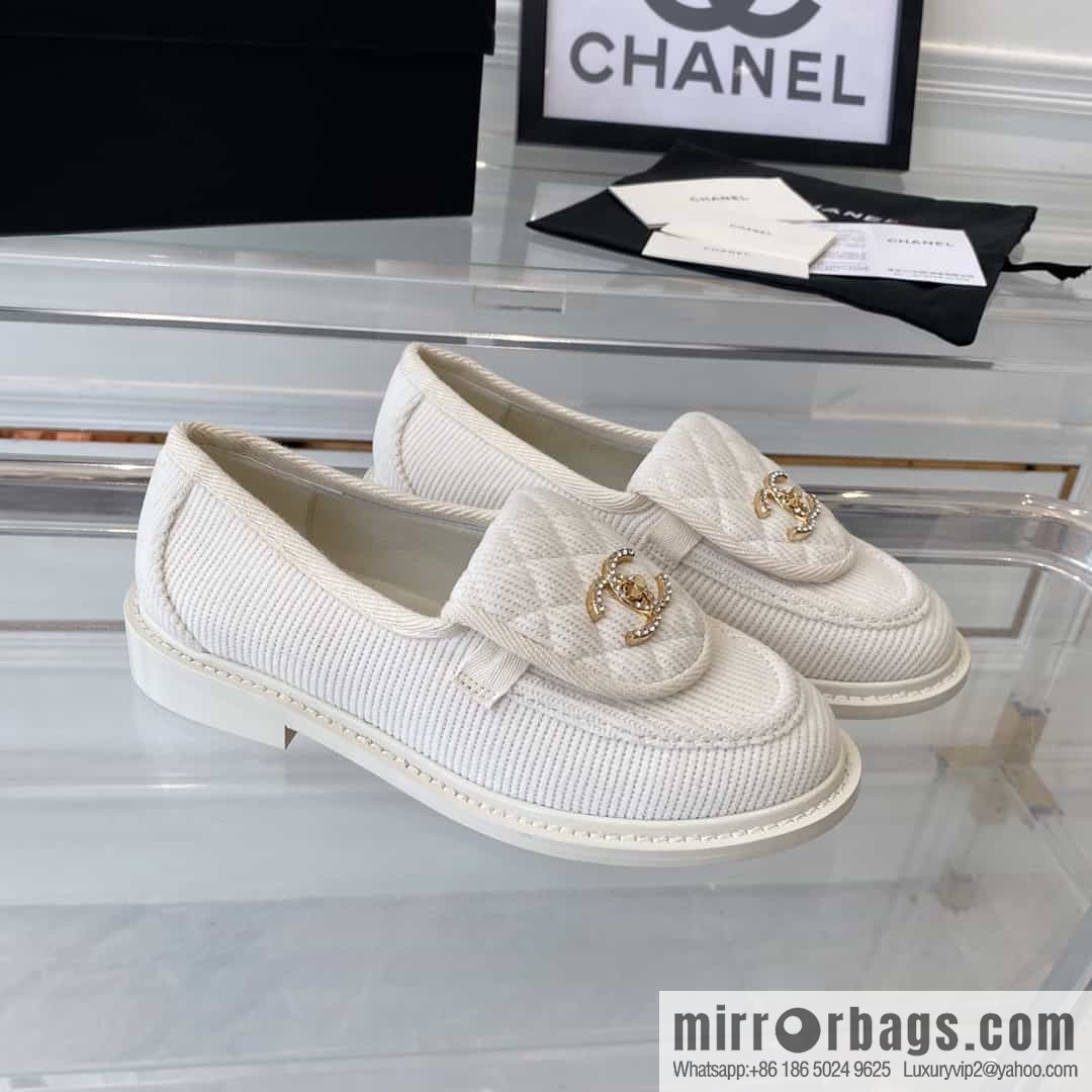 Chanel Chanel imported denim upper sheepskin foot sneakers