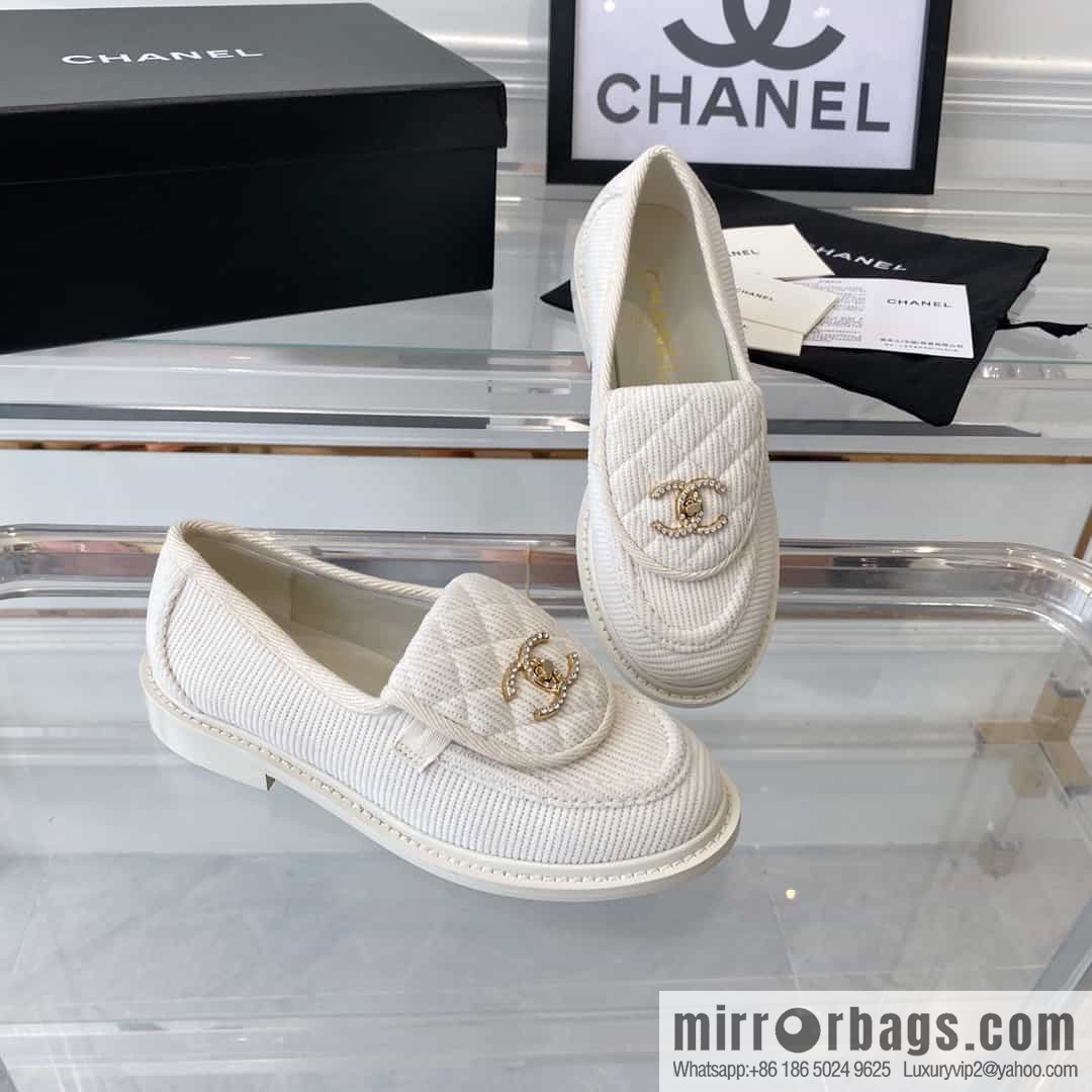 Chanel Chanel imported denim upper sheepskin foot sneakers
