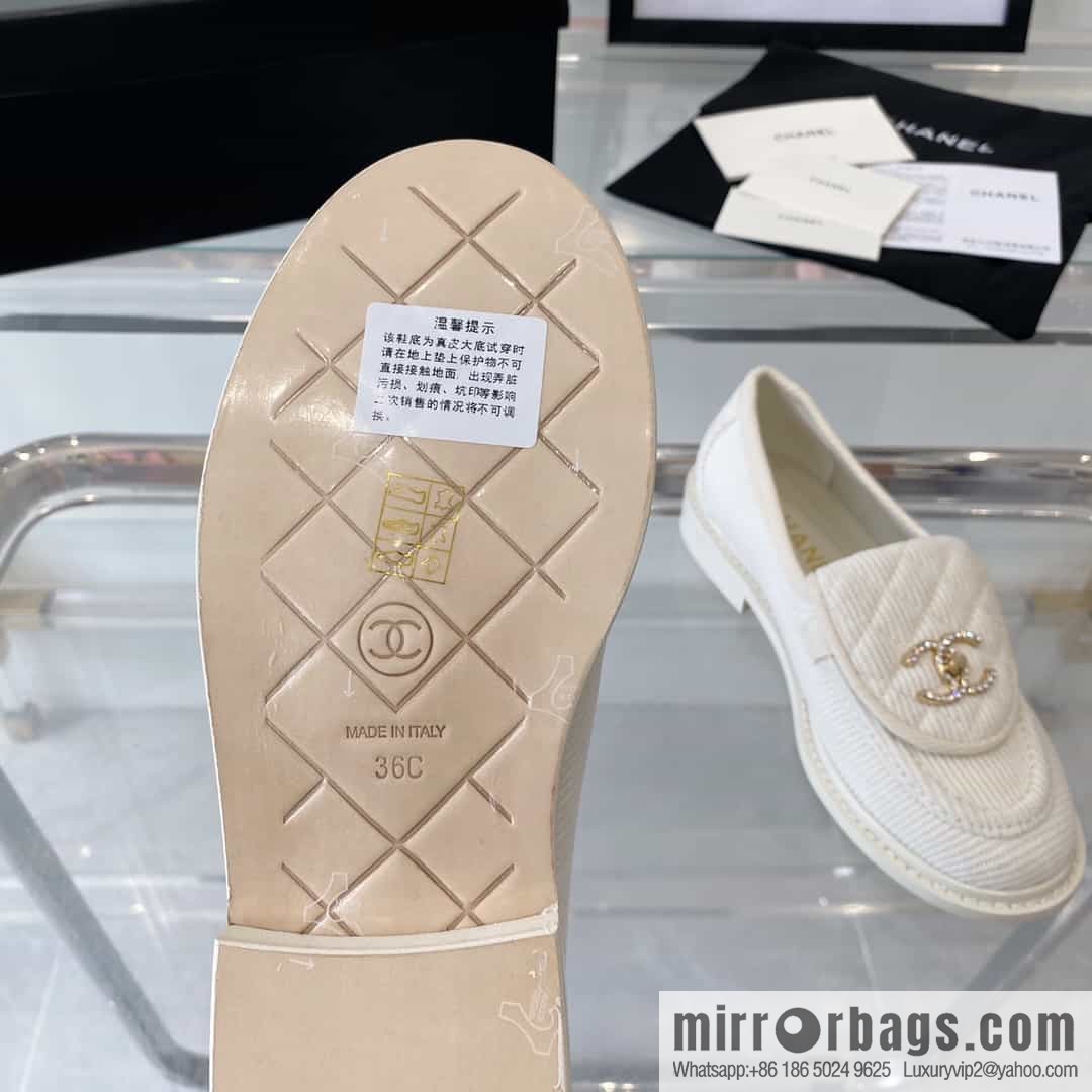 Chanel Chanel imported denim upper sheepskin foot sneakers