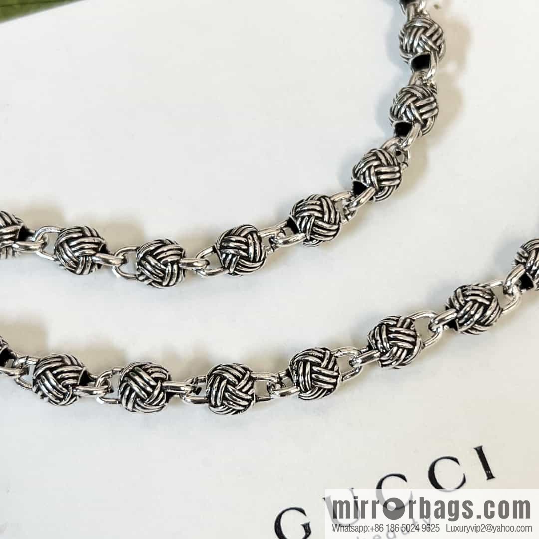New Gucci gucci snake double G necklace