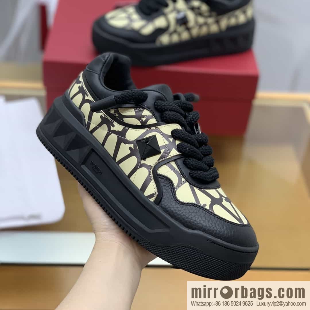 Ferragamo in sheepskin semi-matte His & Hers low-top sneakers