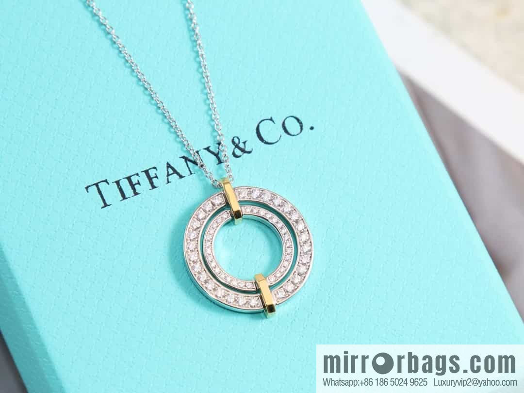 New ☑️ Tiffany & Co. Tiffany Edge Series Color Separation Necklace