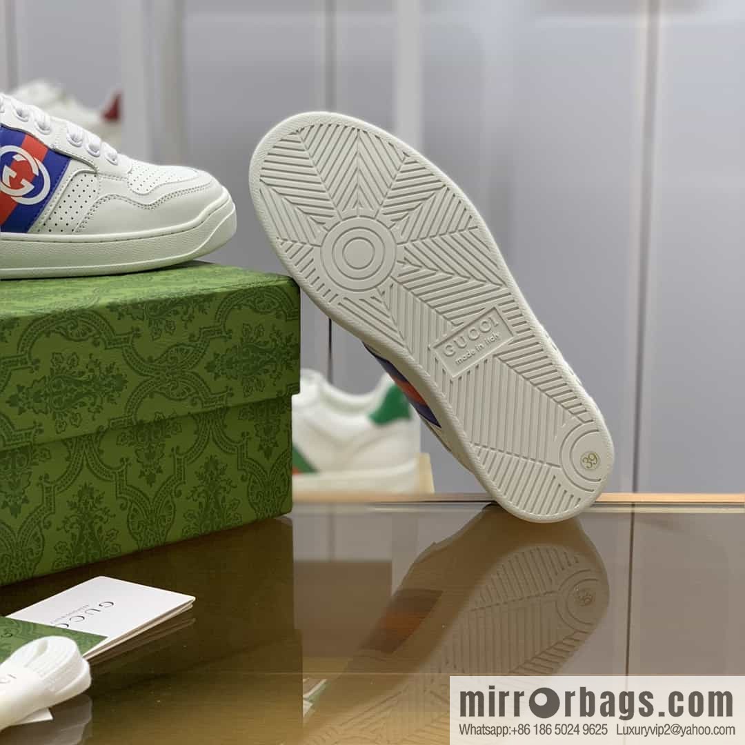 Gucci Gucci uses color matching leather men's casual shoes