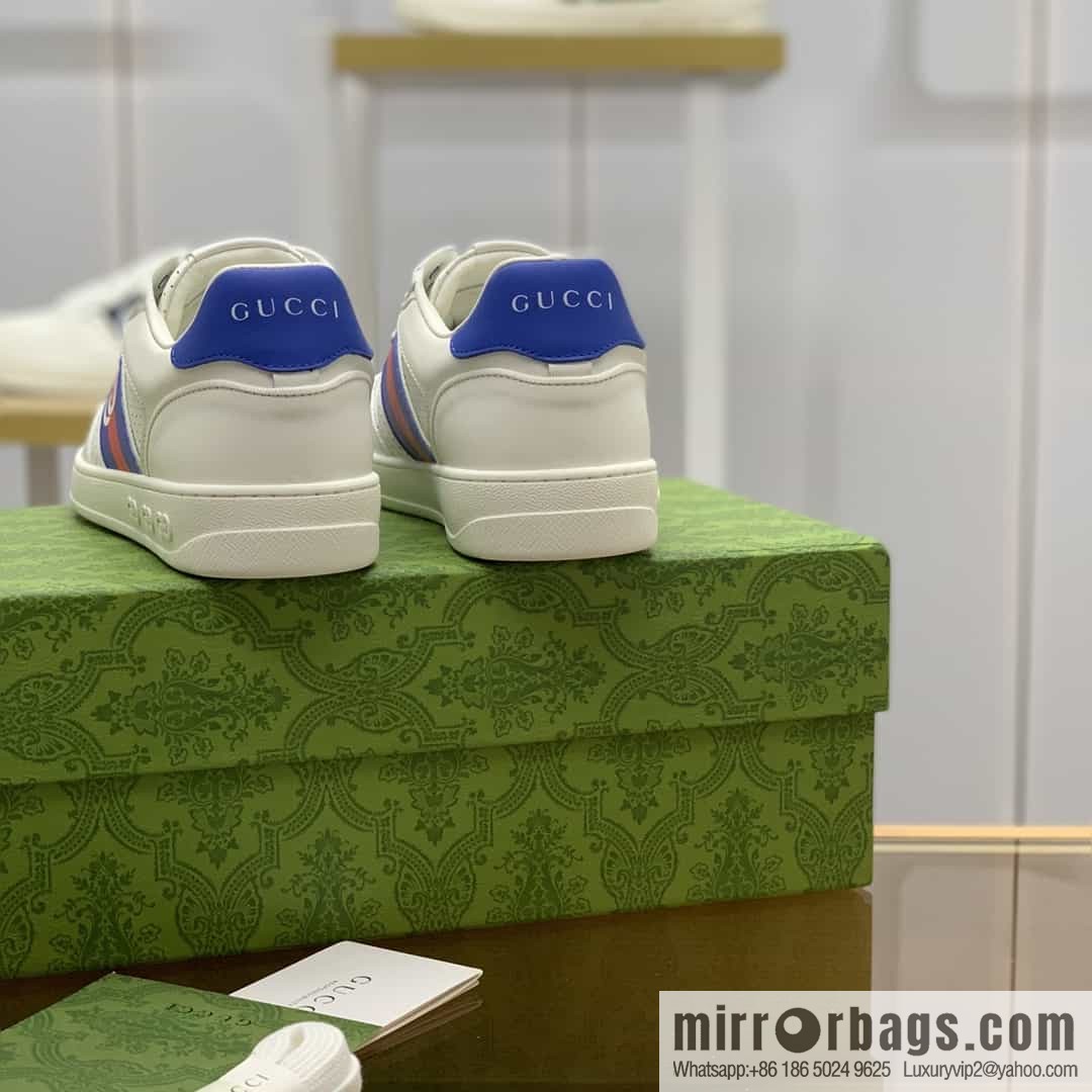 Gucci Gucci uses color matching leather men's casual shoes
