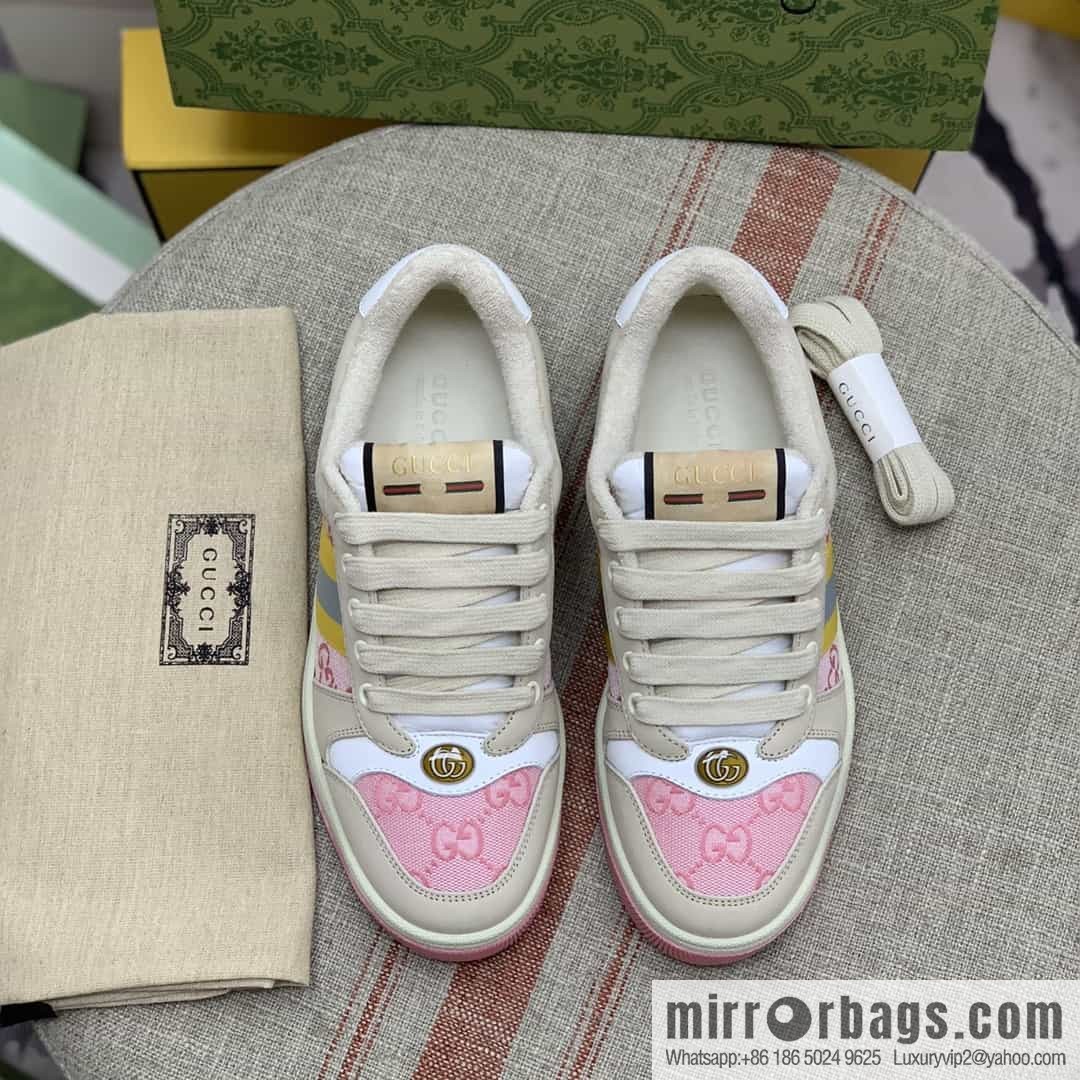Gucci Gucci uses sweat-absorbing towel cloth, the latest color scheme G women's small dirty shoes