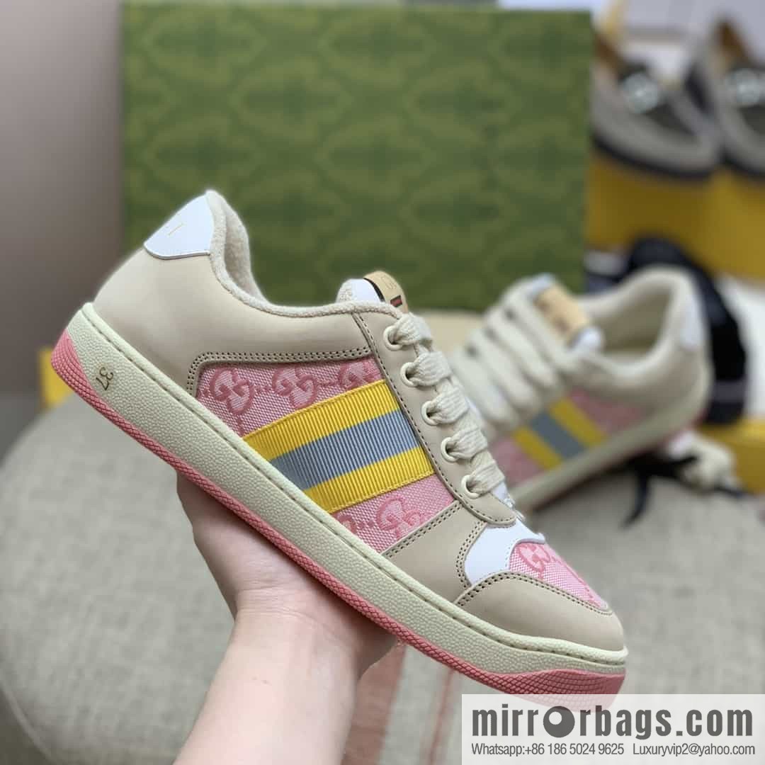 Gucci Gucci uses sweat-absorbing towel cloth, the latest color scheme G women's small dirty shoes