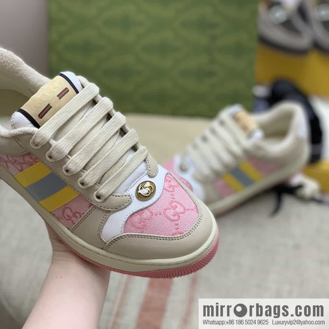 Gucci Gucci uses sweat-absorbing towel cloth, the latest color scheme G women's small dirty shoes