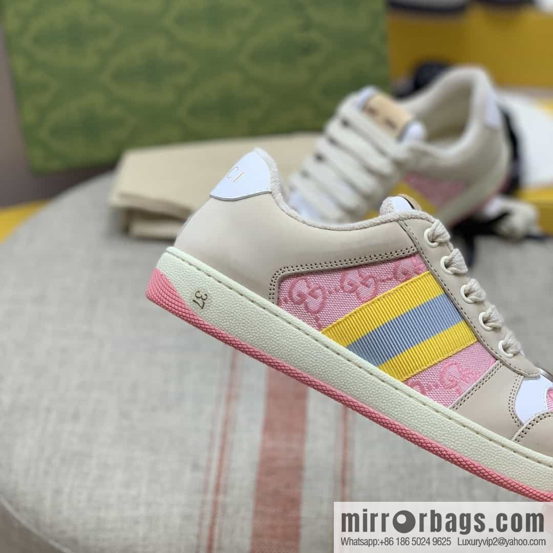 Gucci Gucci uses sweat-absorbing towel cloth, the latest color scheme G women's small dirty shoes