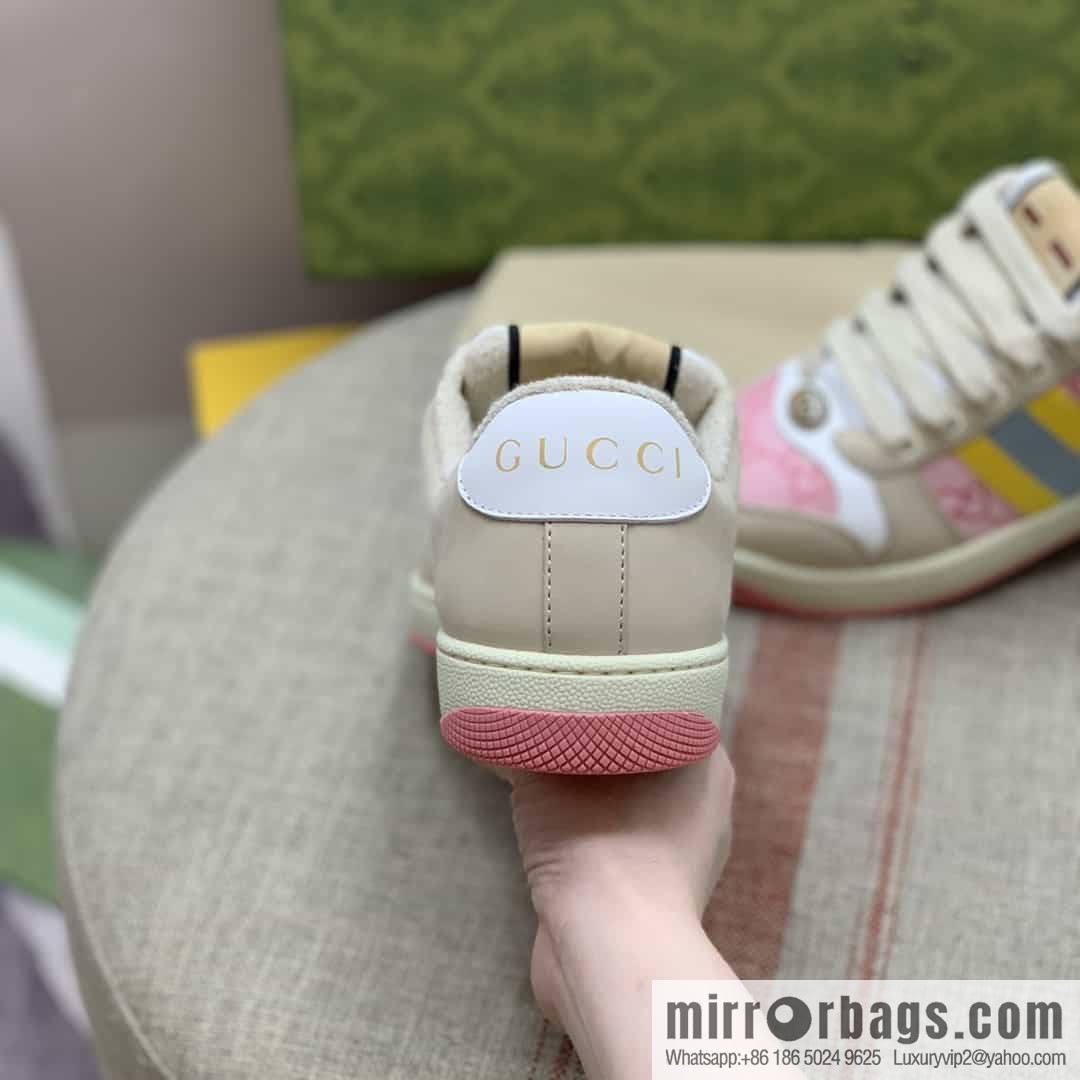 Gucci Gucci uses sweat-absorbing towel cloth, the latest color scheme G women's small dirty shoes