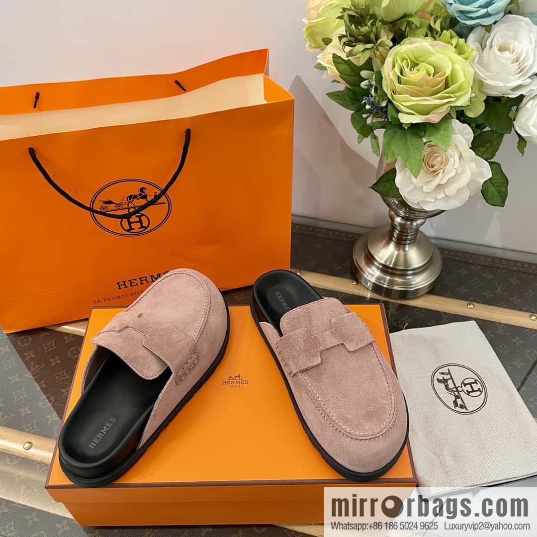 HERMES/Hermès Müller half-tow Birkenstocks