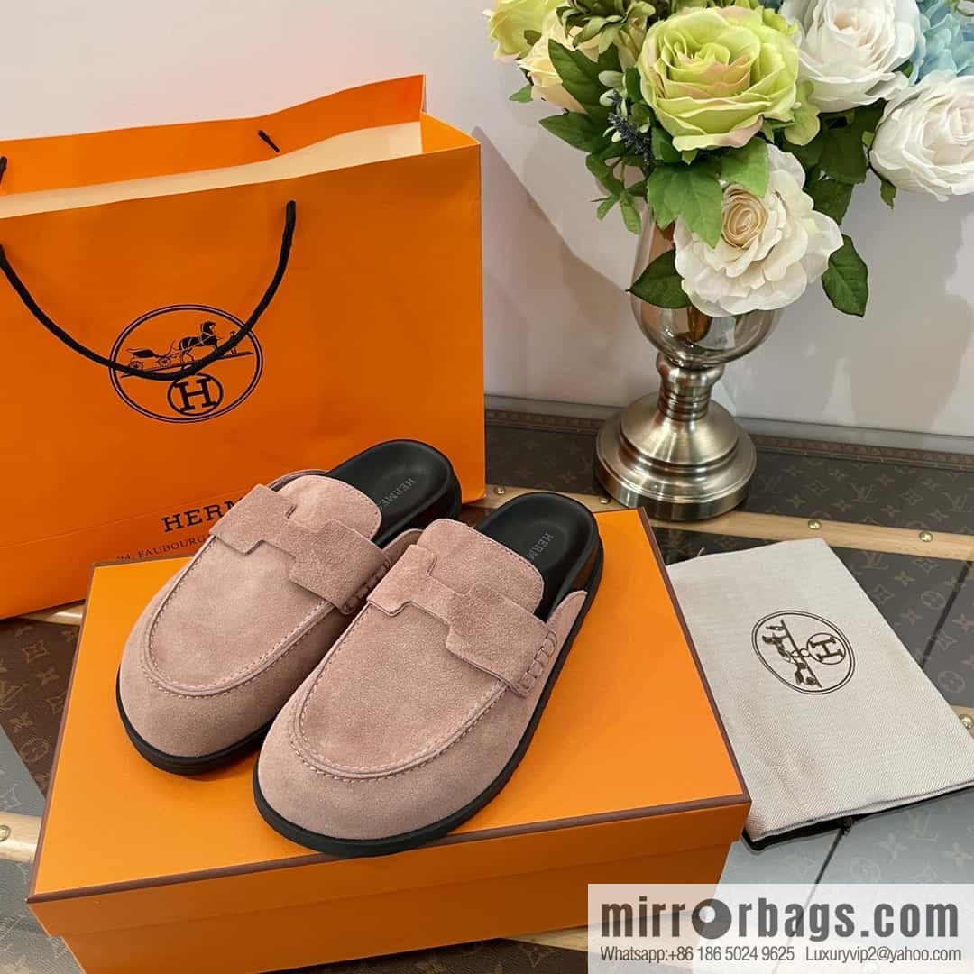 HERMES/Hermès Müller half-tow Birkenstocks