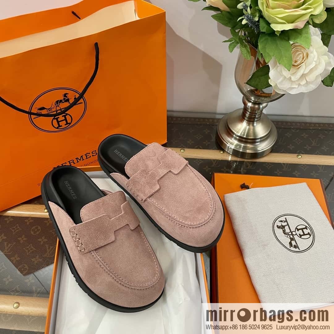 HERMES/Hermès Müller half-tow Birkenstocks