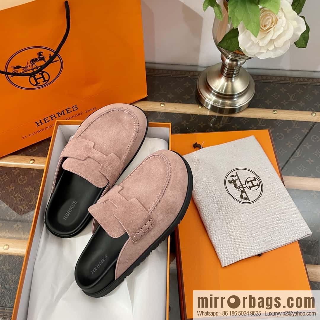HERMES/Hermès Müller half-tow Birkenstocks