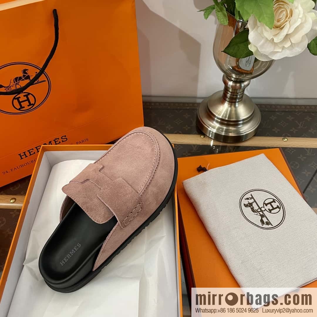 HERMES/Hermès Müller half-tow Birkenstocks