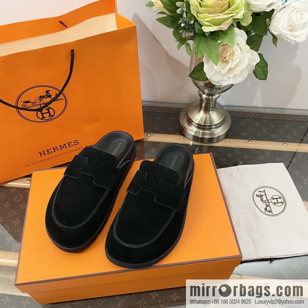 HERMES/Hermès Müller half-tow Birkenstocks