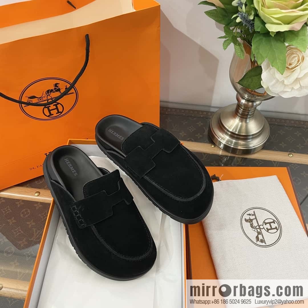 HERMES/Hermès Müller half-tow Birkenstocks