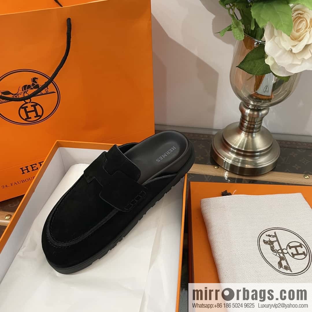 HERMES/Hermès Müller half-tow Birkenstocks