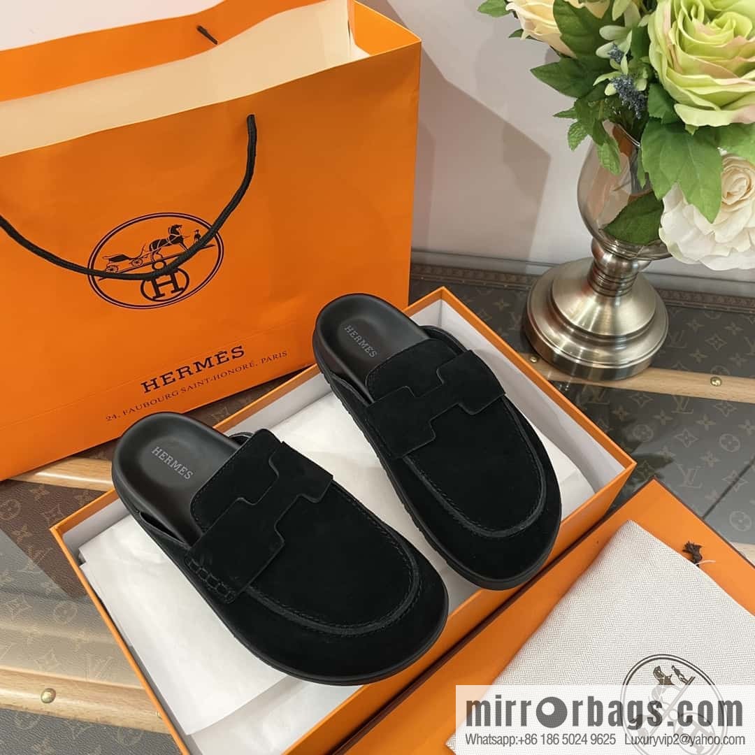 HERMES/Hermès Müller half-tow Birkenstocks