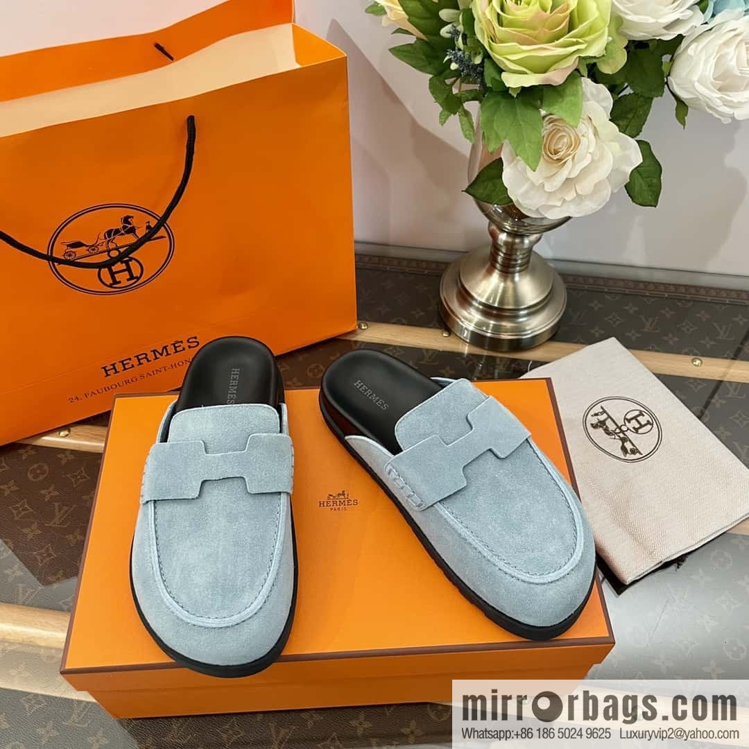 HERMES/Hermès Müller half-tow Birkenstocks