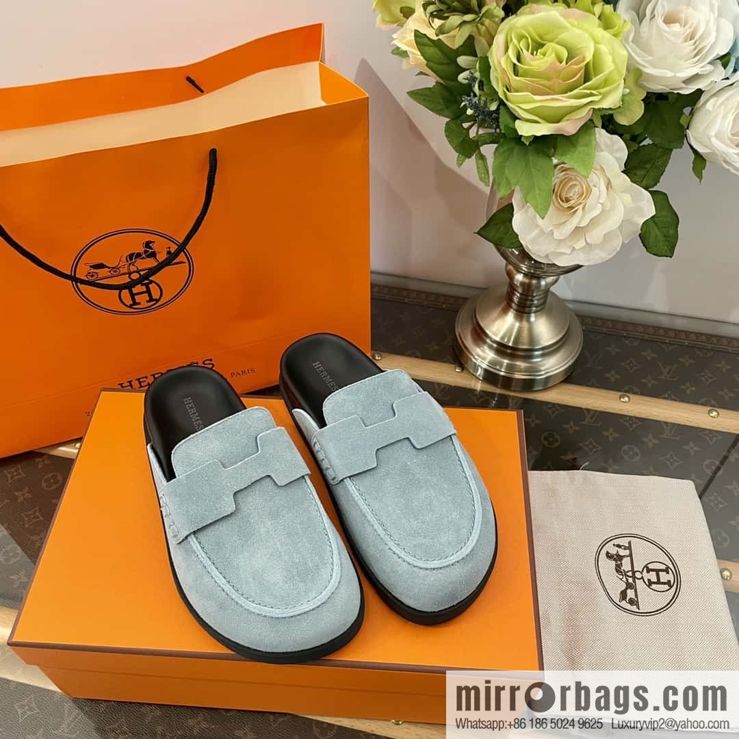 HERMES/Hermès Müller half-tow Birkenstocks