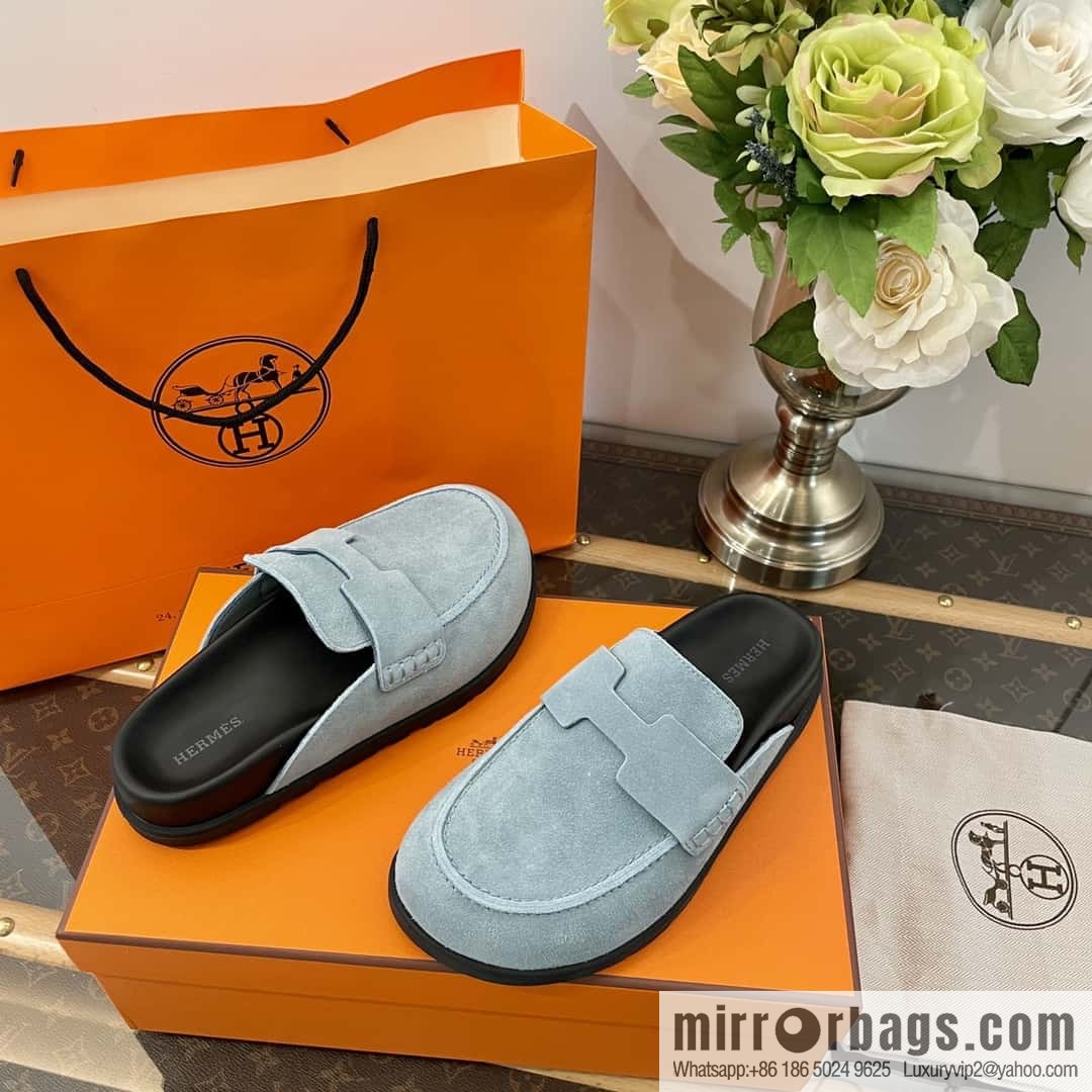 HERMES/Hermès Müller half-tow Birkenstocks