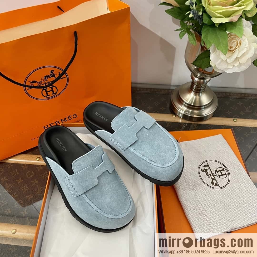 HERMES/Hermès Müller half-tow Birkenstocks