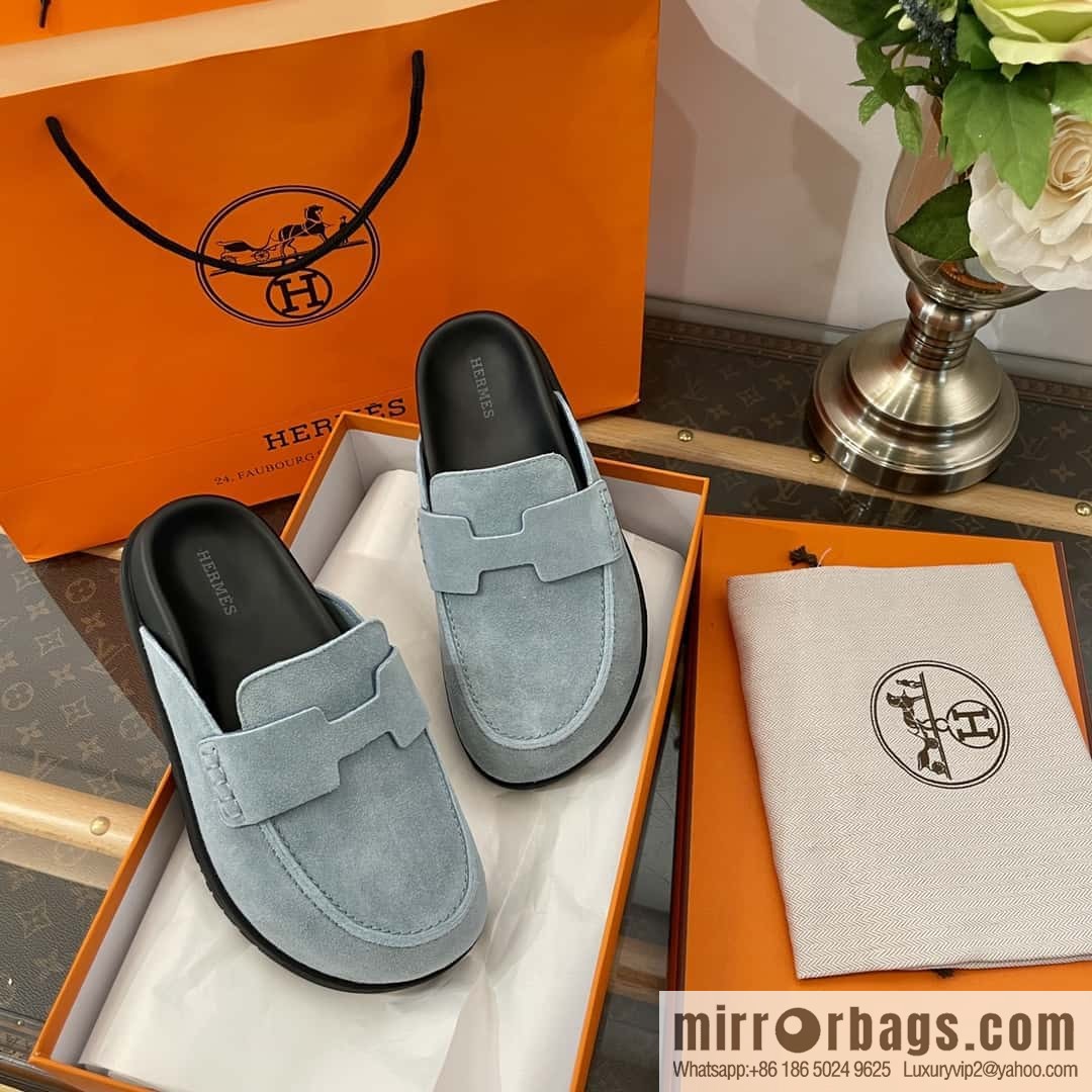 HERMES/Hermès Müller half-tow Birkenstocks