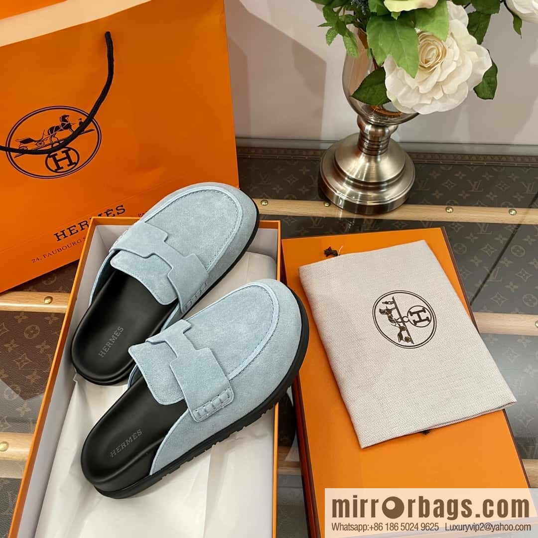 HERMES/Hermès Müller half-tow Birkenstocks
