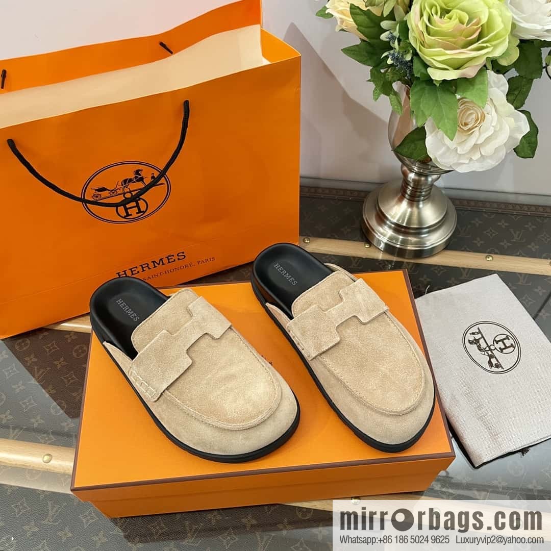 HERMES/Hermès Müller half-tow Birkenstocks