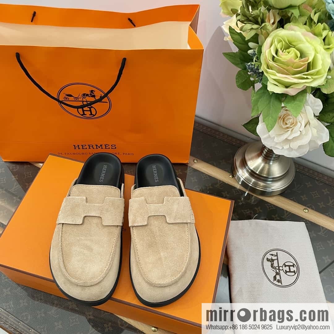 HERMES/Hermès Müller half-tow Birkenstocks