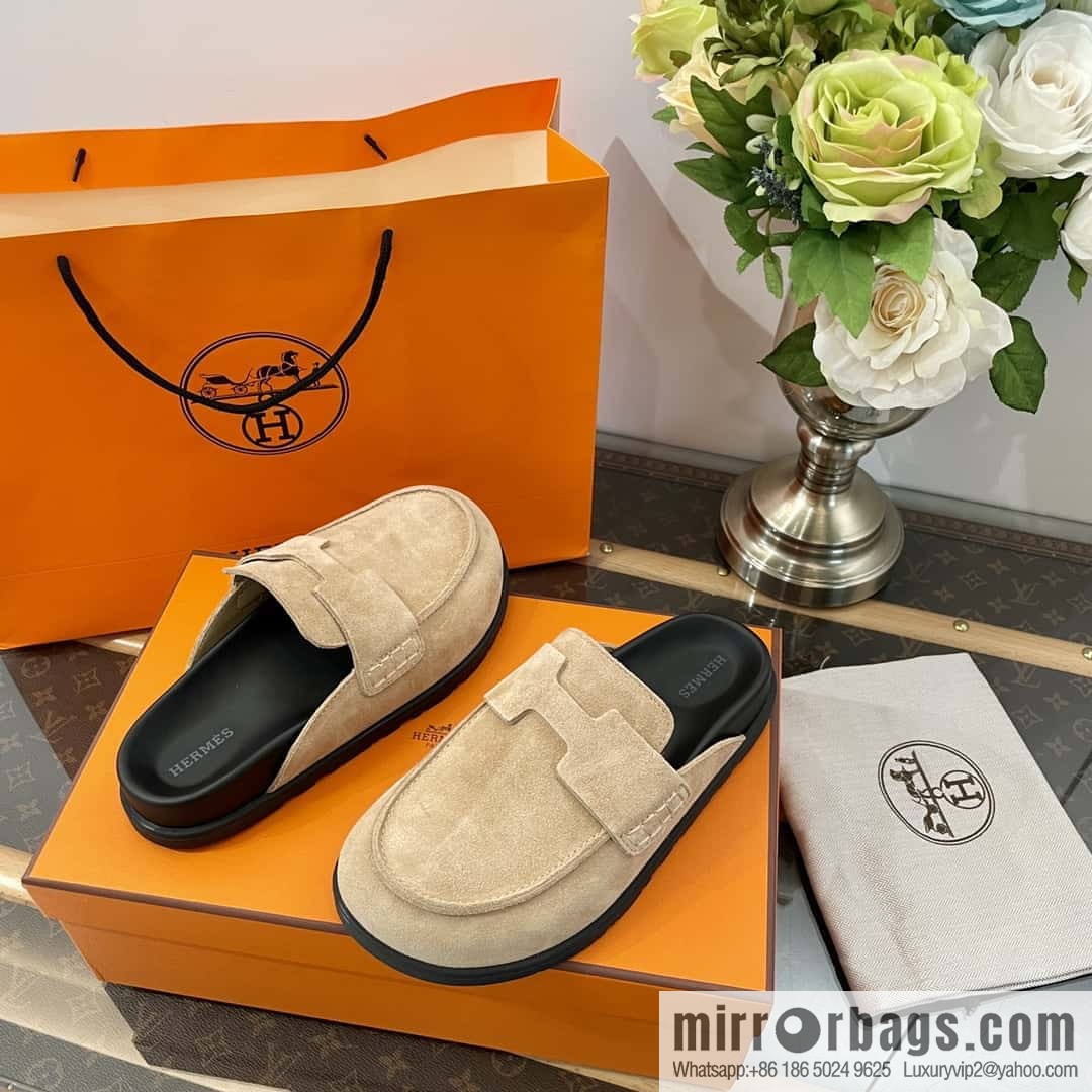 HERMES/Hermès Müller half-tow Birkenstocks