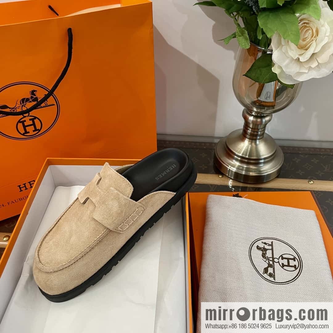 HERMES/Hermès Müller half-tow Birkenstocks
