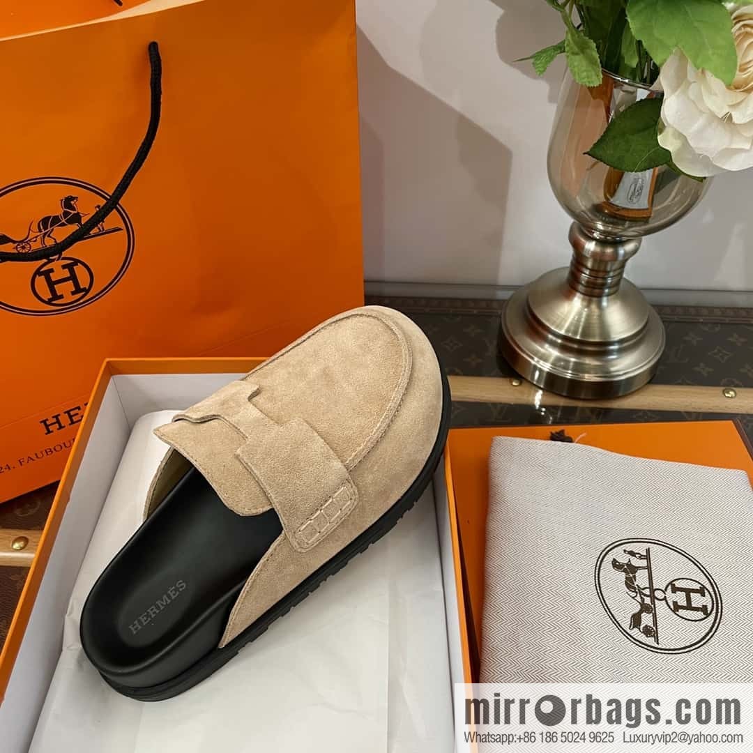 HERMES/Hermès Müller half-tow Birkenstocks