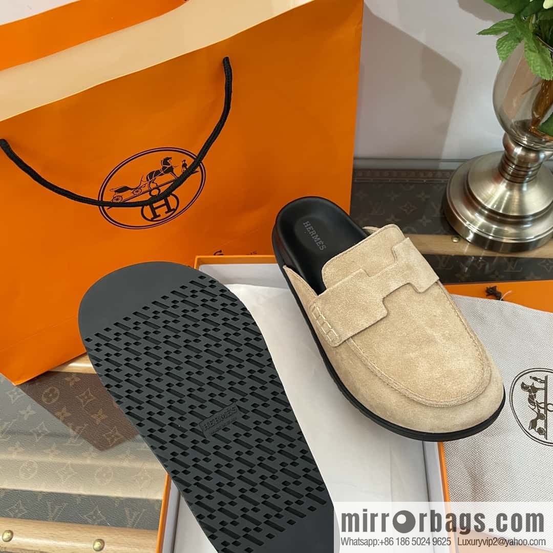 HERMES/Hermès Müller half-tow Birkenstocks
