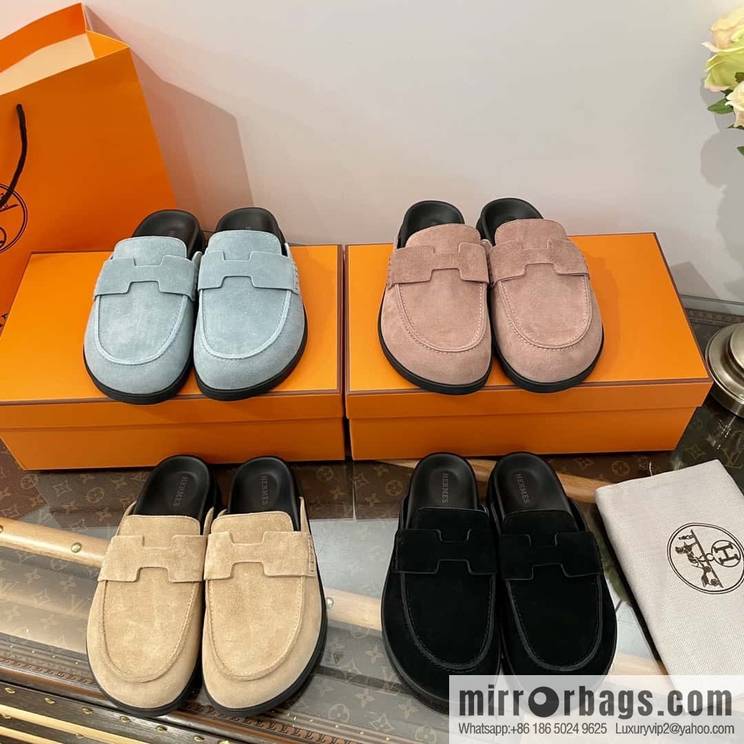 HERMES/Hermès Müller half-tow Birkenstocks