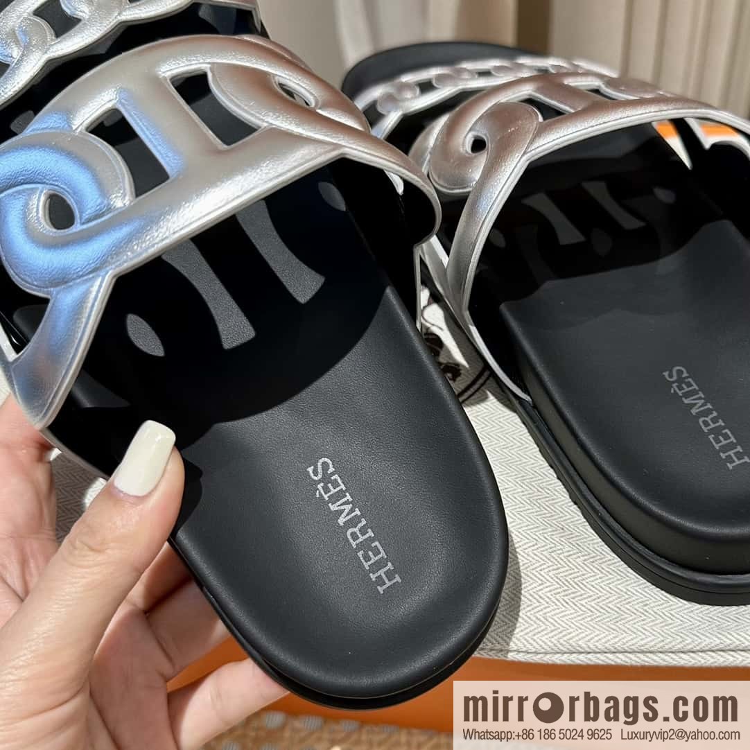 HERMES/Hermès new pig nose second uncle shoes