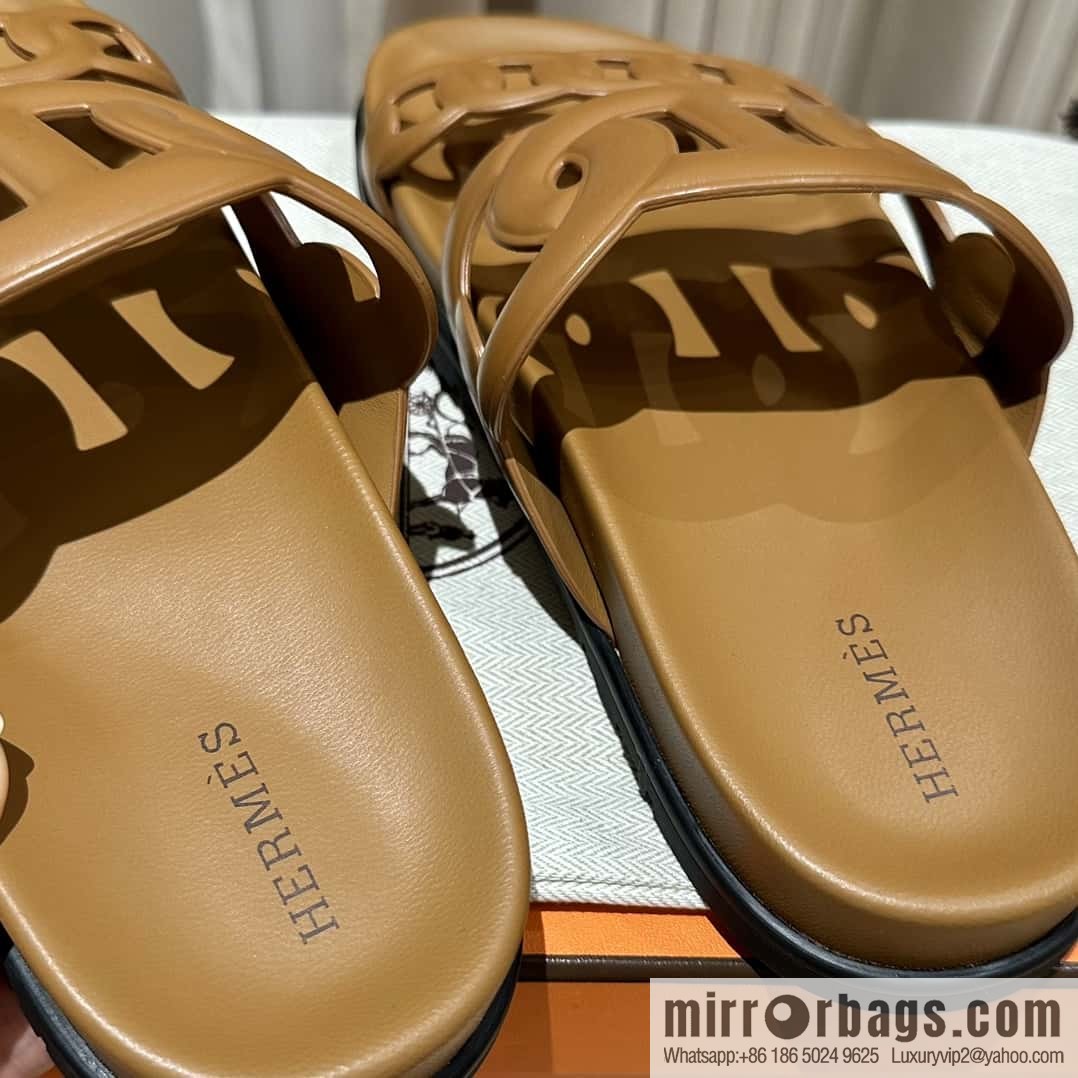 HERMES/Hermès new pig nose second uncle shoes