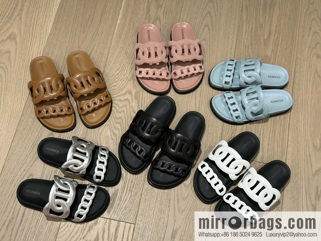 HERMES/Hermès new pig nose second uncle shoes