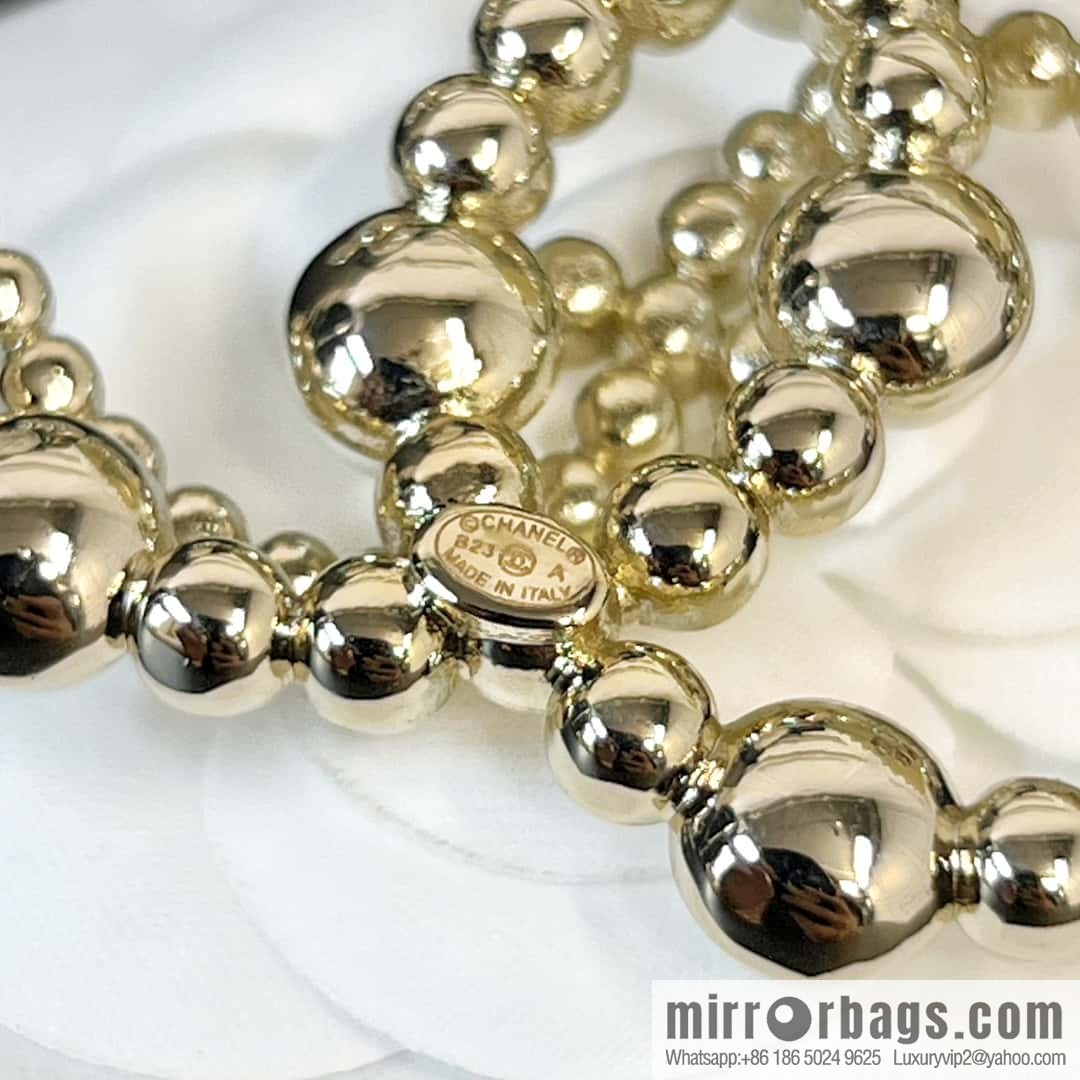 New ☑️ Chanel Double C Half Diamond Half Pearl Brooch
