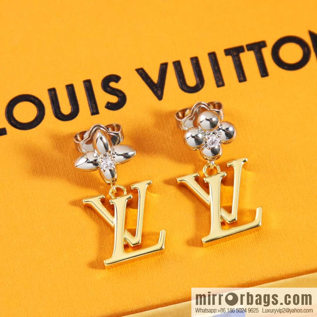 Louis Vuitton LV ICONIC FLOWER floral earrings