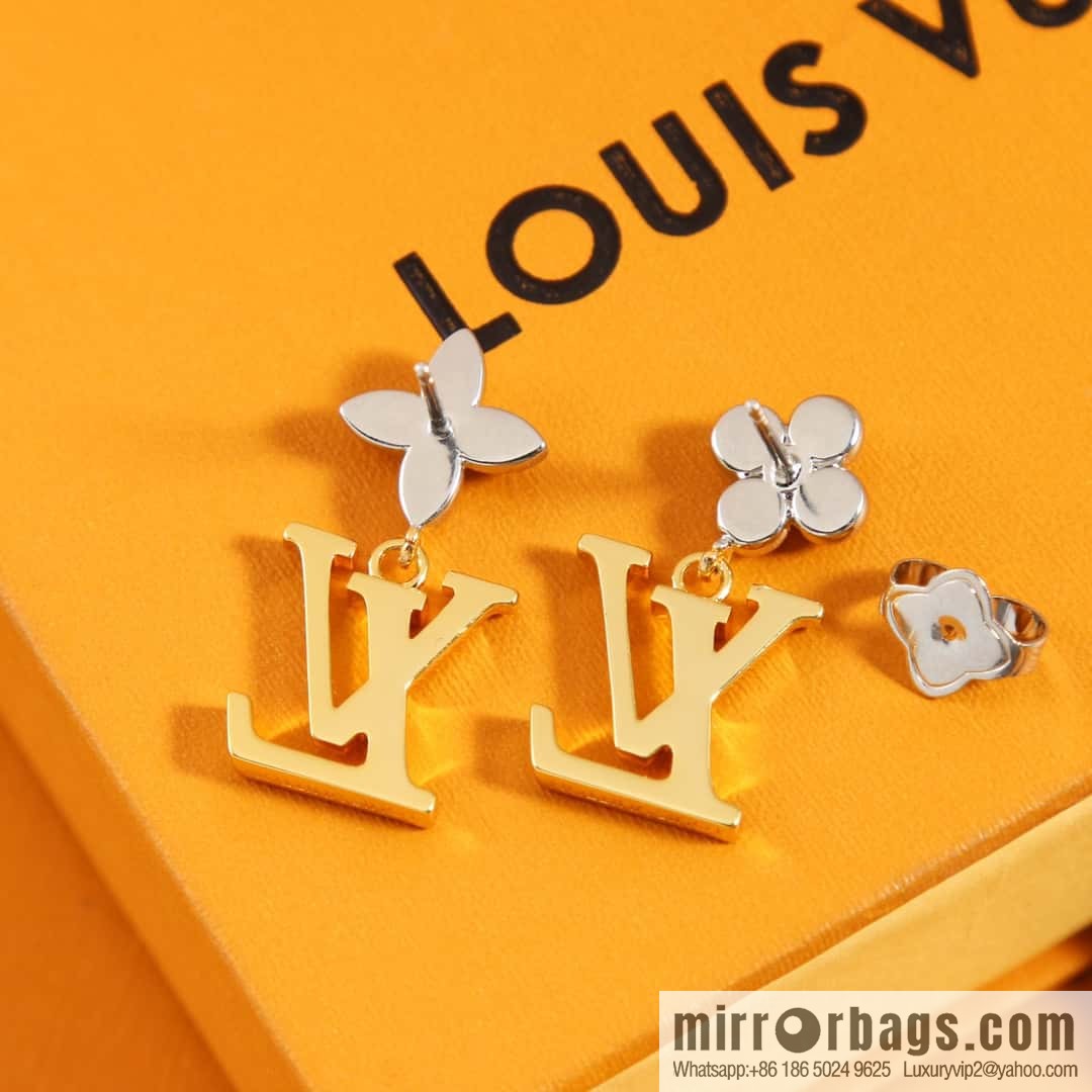 Louis Vuitton LV ICONIC FLOWER floral earrings