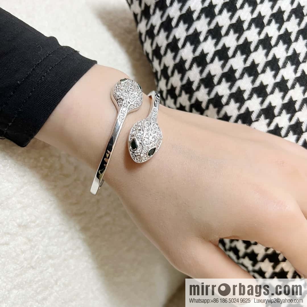 Bulgari BVLGARI latest series SERPENTI bracelet double snake head bracelet