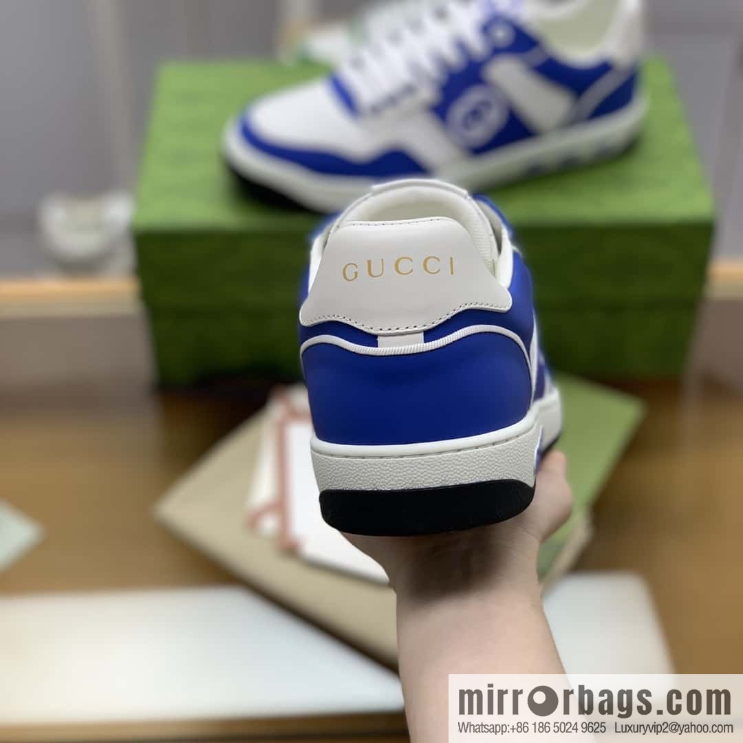 Gucci Gucci uses black leather men's casual shoes