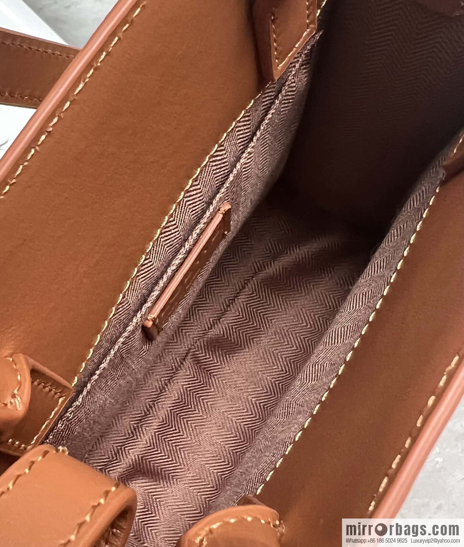 LOEWE latest show A5 tote music small tote bag 0691 brown