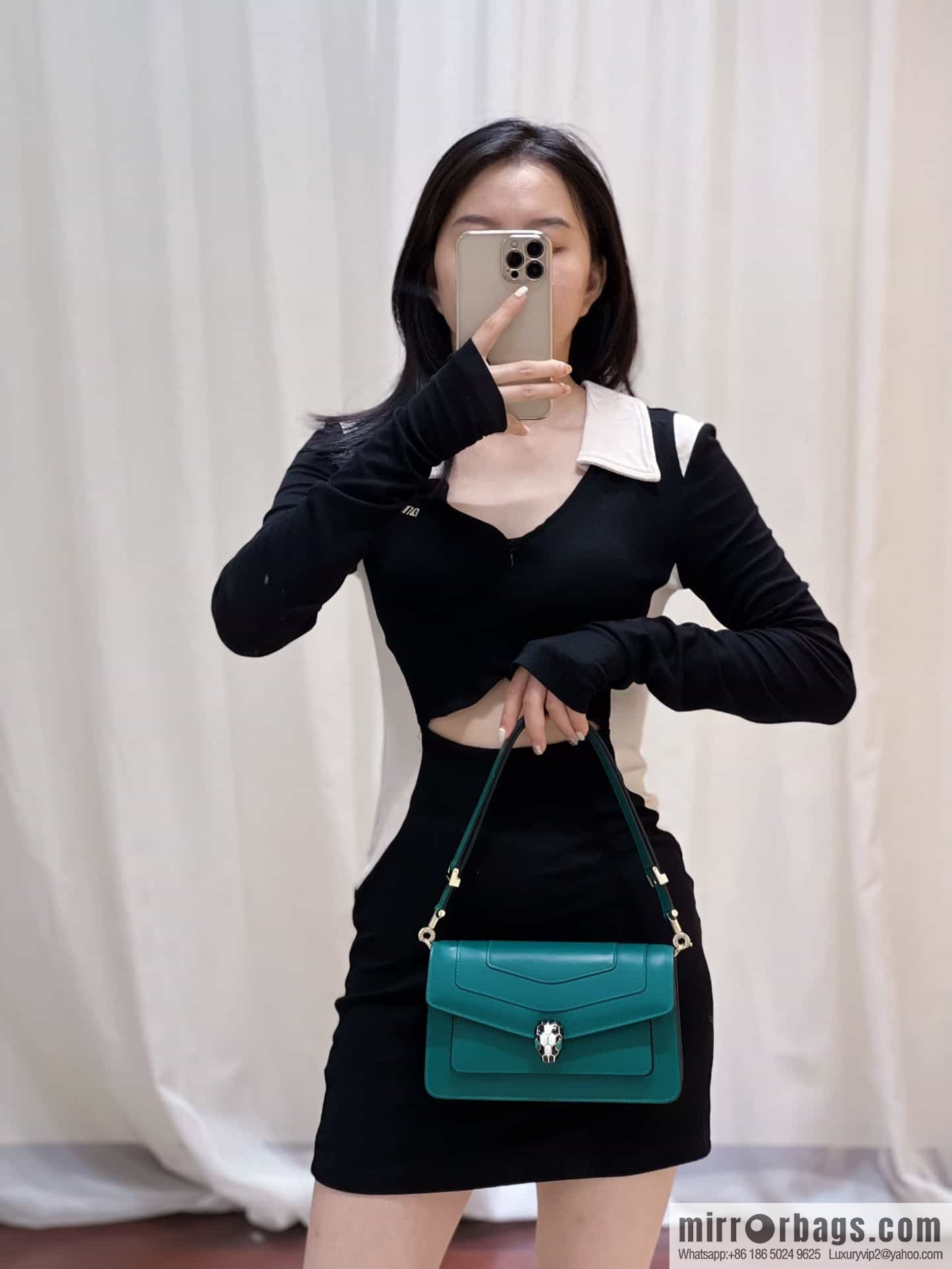 SERPENTI FOREVER EAST-WEST series small shoulder bag Model: 292104